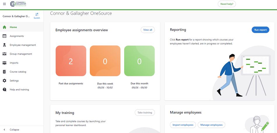 Employee Training Software Screenshot-1