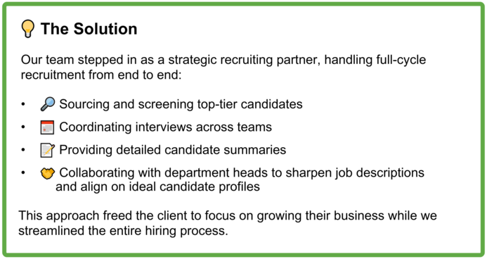 Partner Case Study - The Solution