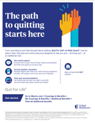 Quit for Life Tobacco Flier