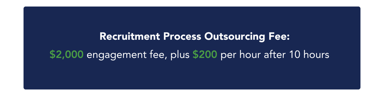 Recruitment Process Outsourcing Fee