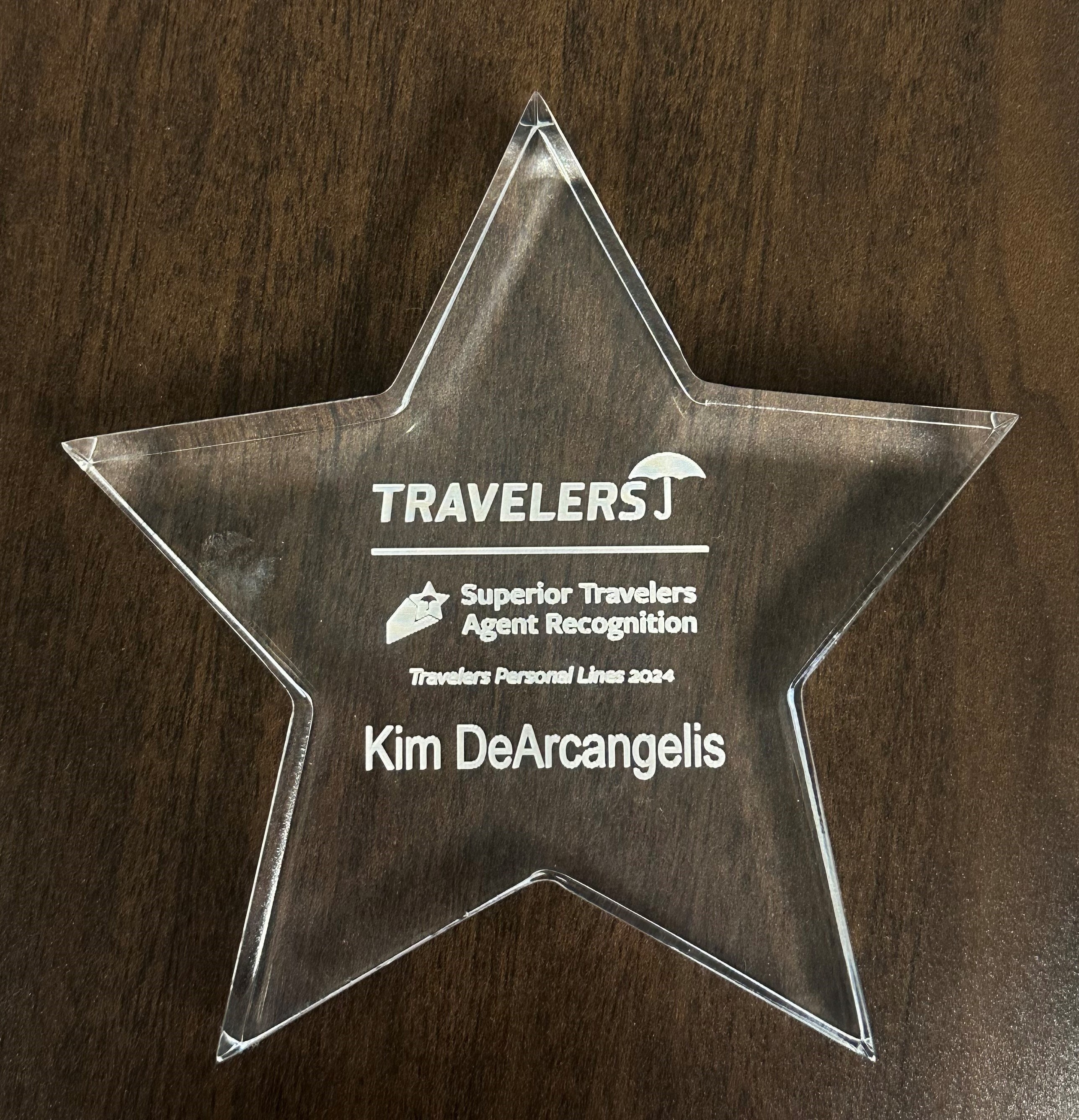Travelers STAR Award - Kim DeArcangelis