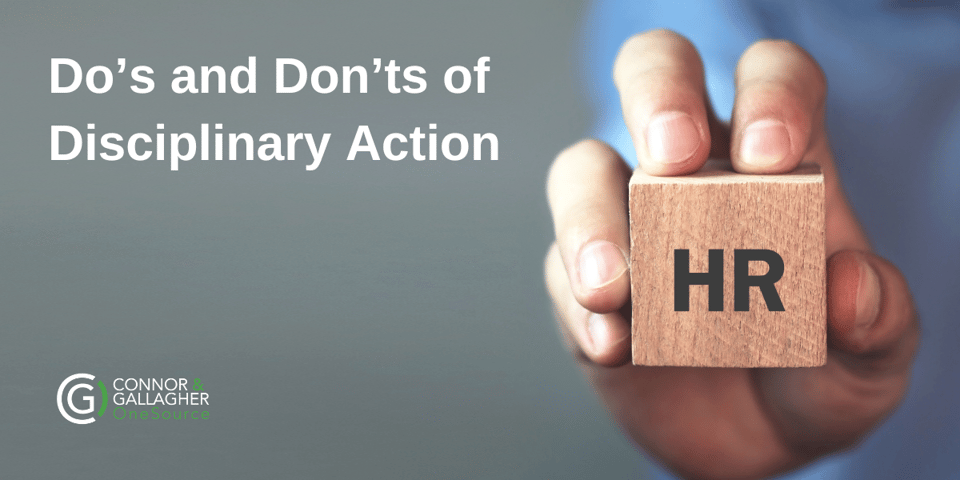Do’s and Don’ts of Disciplinary Action
