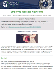 employee wellness newsletter