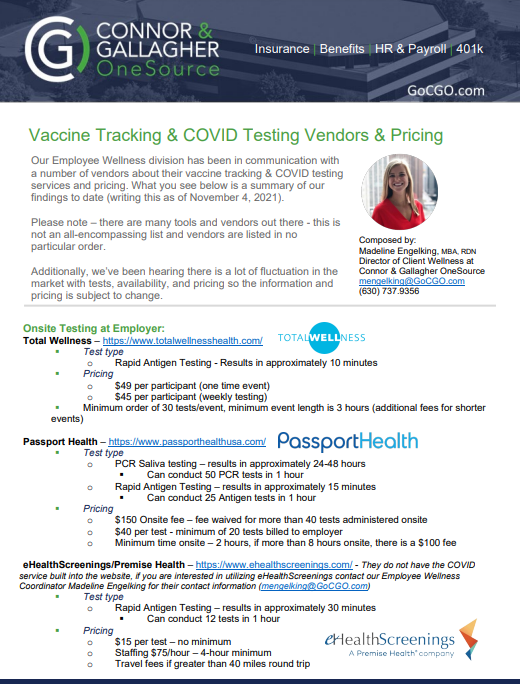 vaccine vendors